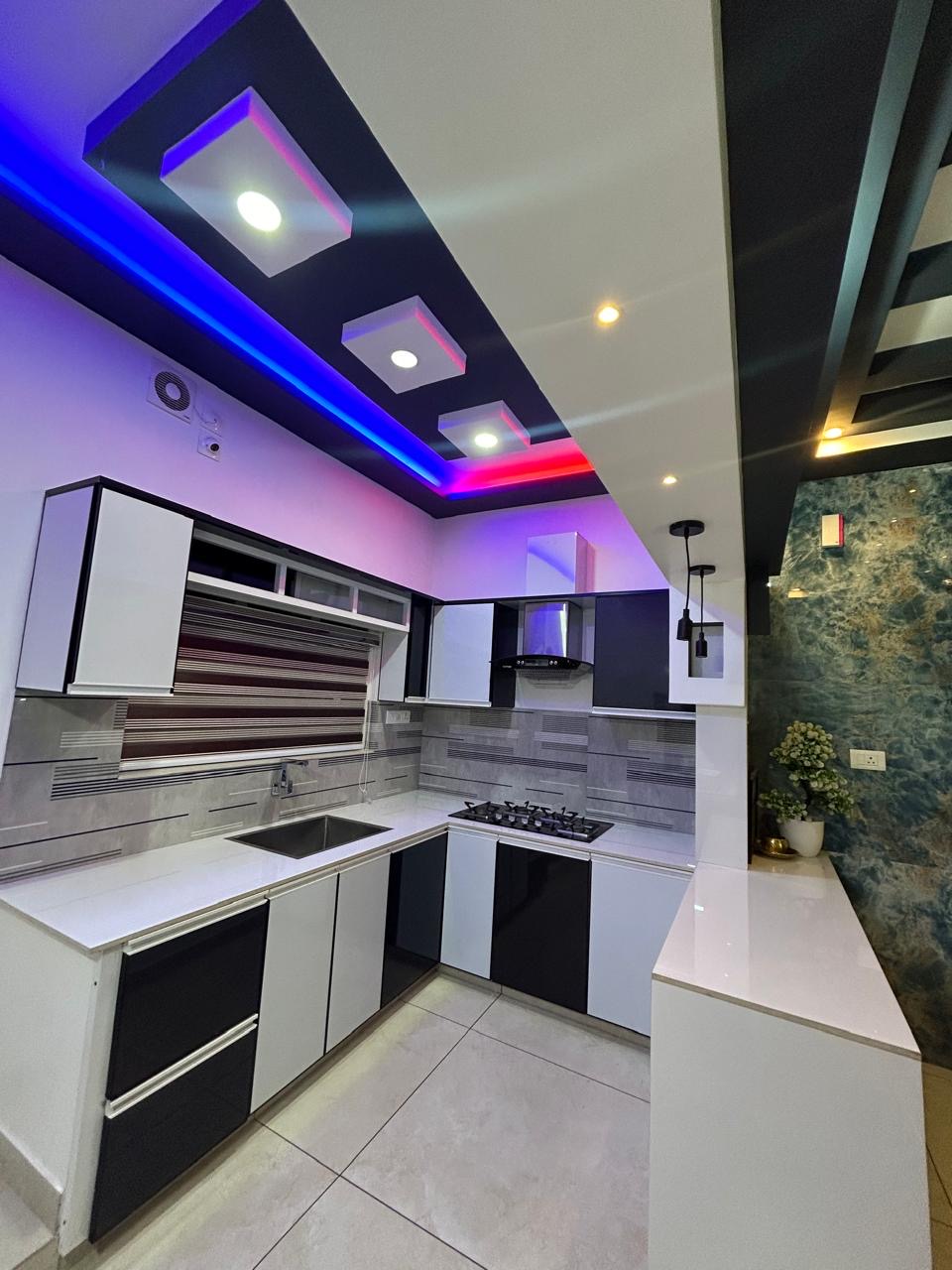 Modern kitchen at the holiday apartment