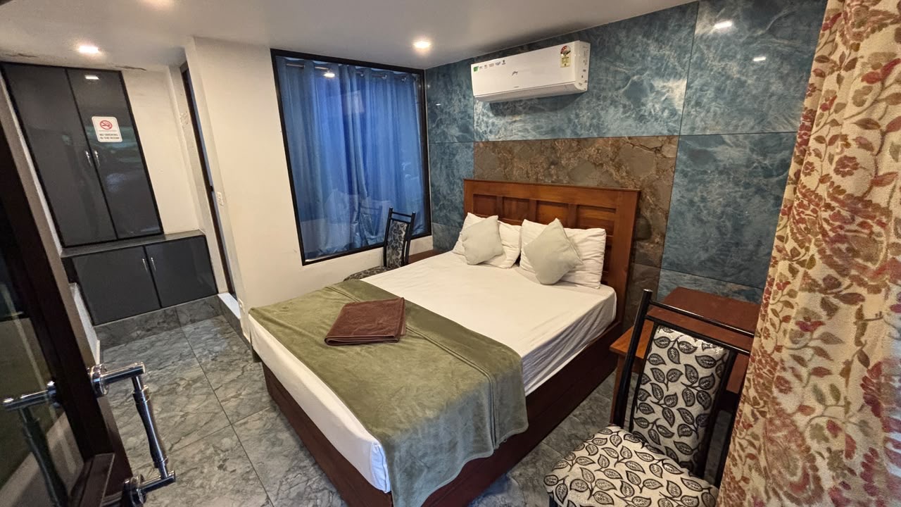 Comfortable air-conditioned bedroom